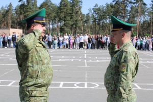 День открытых дверей и спортивный праздник прошёл в Мозырском погранотряде