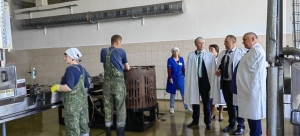 Ельский район с рабочим визитом посещает инспектор по Гомельской области Сергей Бартош