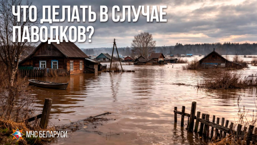 Что делать в случае паводков: рекомендации МЧС